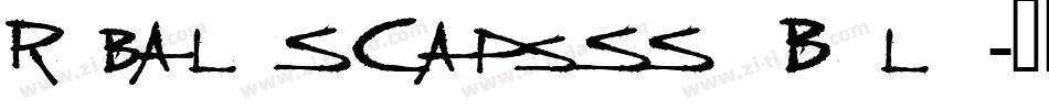 RobaloSCapsSSK Bold字体转换